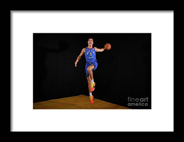 Michael Porter Jr Framed Print featuring the photograph 2018 Nba Rookie Photo Shoot #17 by Brian Babineau