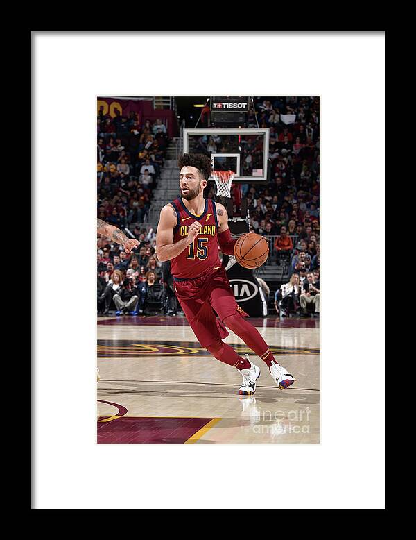 London Perrantes Framed Print featuring the photograph New York Knicks V Cleveland Cavaliers #18 by David Liam Kyle