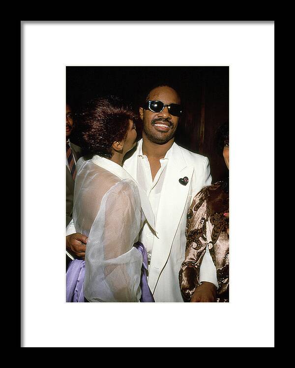 Usa Framed Print featuring the photograph Stevie Wonder #19 by Mediapunch