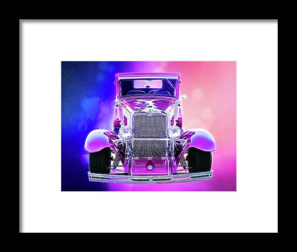 1930 Chevy Framed Print featuring the digital art 1930 Chevy by Rick Wicker