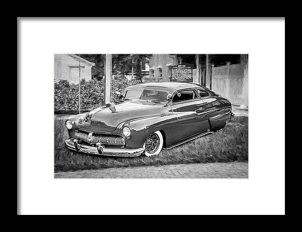 1949 Mercury Club Coupe Framed Print featuring the photograph 1949 Mercury Club Coupe 139 by Rich Franco