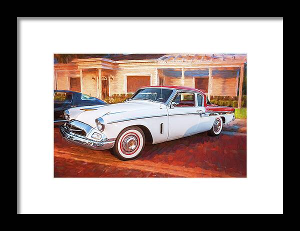 1955 Studebaker Framed Print featuring the photograph 1955 Studebaker President 116 by Rich Franco