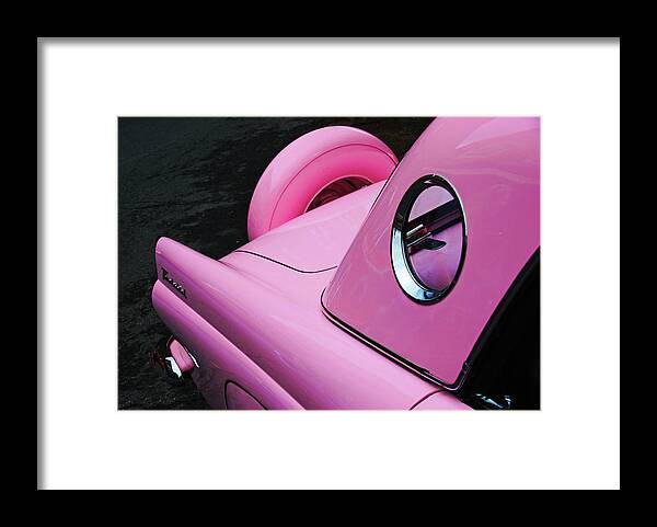 Car Framed Print featuring the photograph 1956 Thunderbird by Bill Jonscher