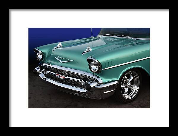 Chevy Framed Print featuring the photograph 1957 American Icon by Bill Dutting