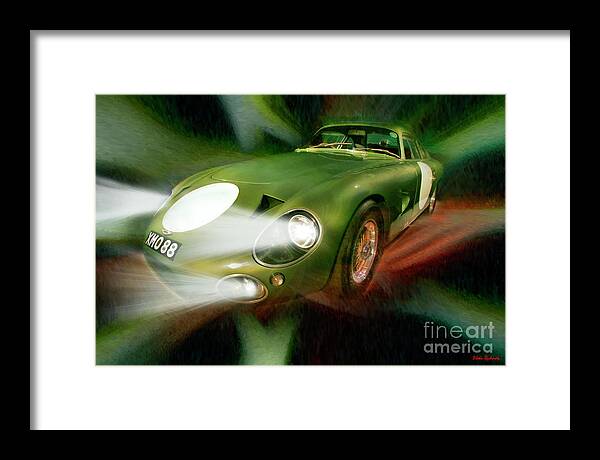 1963 Aston Martin Dp215 Grand Touring Competition Prototype Framed Print featuring the photograph 1963 Aston Martin DP215 Grand Touring Competition Prototype by Blake Richards