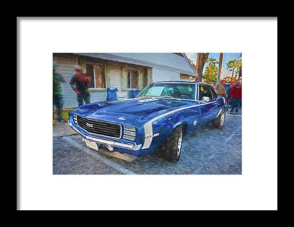 1969 Chevrolet Camaro Framed Print featuring the photograph 1969 Chevy Camaro RS 107  by Rich Franco