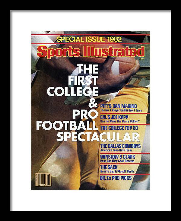 Atlanta Framed Print featuring the photograph 1982 College & Pro Football Spectacular Sports Illustrated Cover by Sports Illustrated