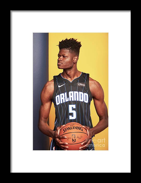 Mo Bamba Framed Print featuring the photograph 2018 Nba Rookie Photo Shoot by Jennifer Pottheiser