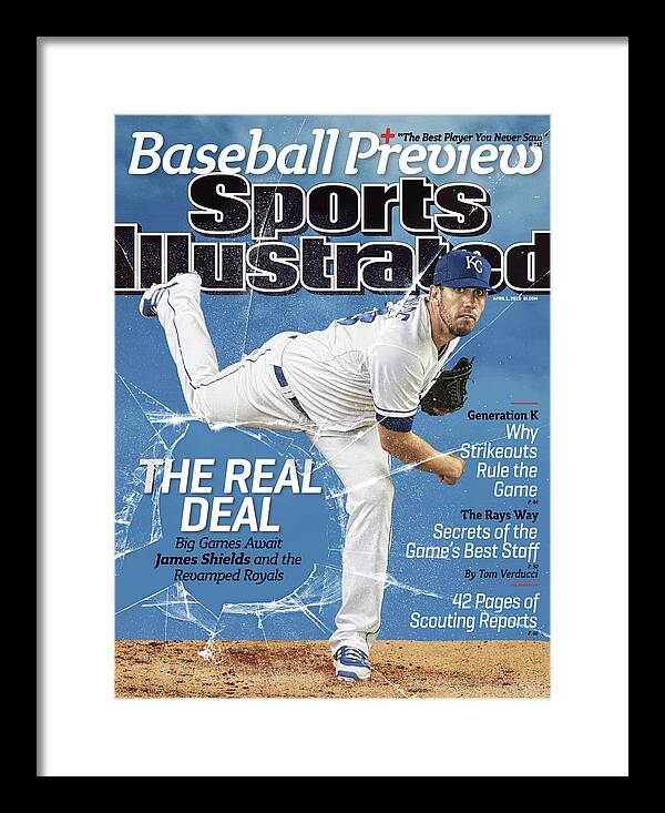 Magazine Cover Framed Print featuring the photograph , 2013 Mlb Baseball Preview Issue Sports Illustrated Cover #2 by Sports Illustrated