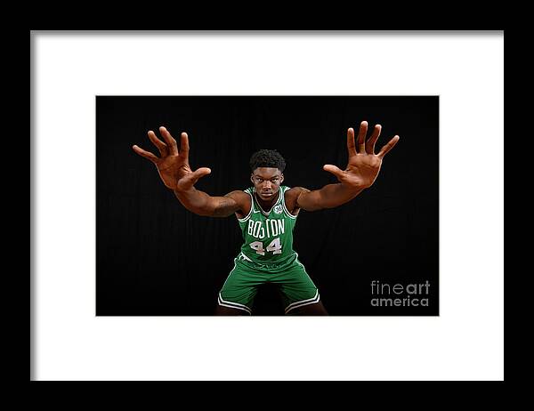 Robert Williams Framed Print featuring the photograph 2018 Nba Rookie Photo Shoot by Brian Babineau