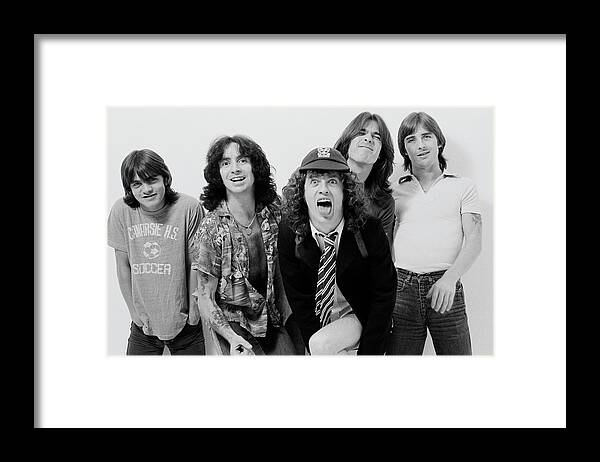 Music Framed Print featuring the photograph Acdc In London #2 by Fin Costello