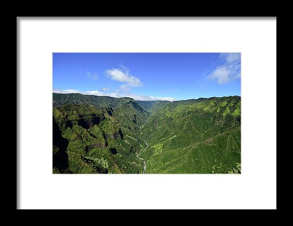 Horizontal Framed Print featuring the photograph Aerial View Of Koloa, Kauai, Hawaii #2 by Ryan Rossotto
