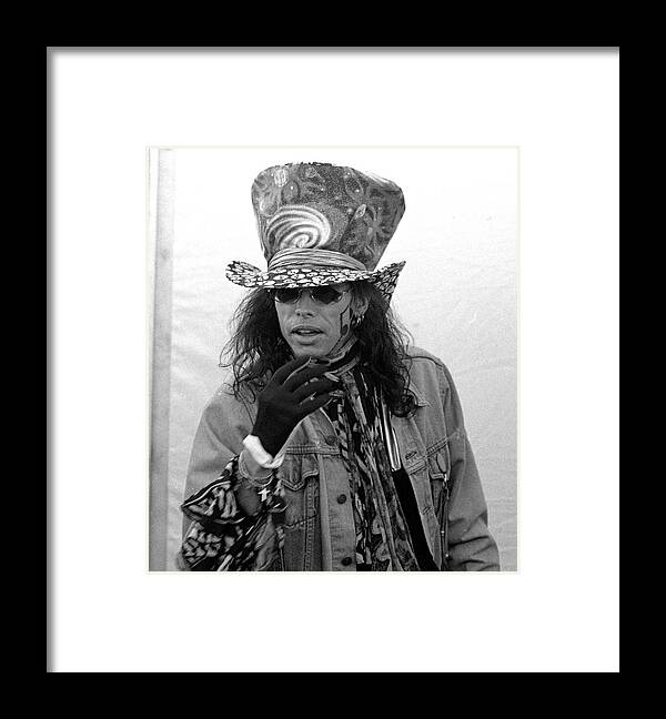 Music Framed Print featuring the photograph Aerosmith Donington 1994 #2 by Martyn Goodacre