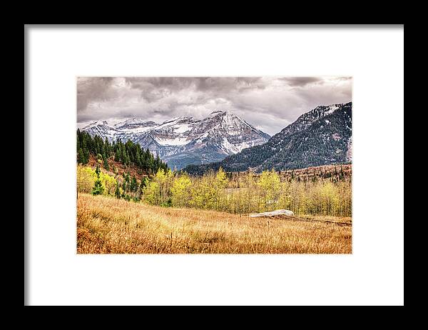 American Fork Canyon Framed Print featuring the photograph American Fork Canyon #1 by Brett Engle