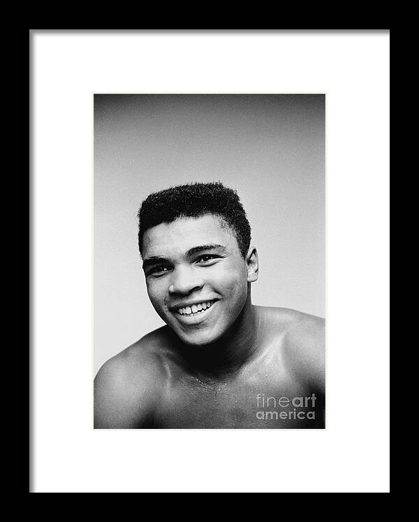 California Framed Print featuring the photograph Cassius Clay Vs Archie Moore #2 by The Stanley Weston Archive