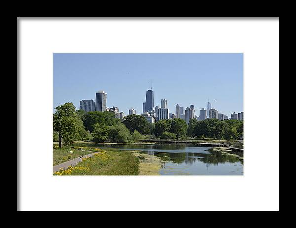 Downtown District Framed Print featuring the photograph Chicago Towers #2 by Jason Camhi