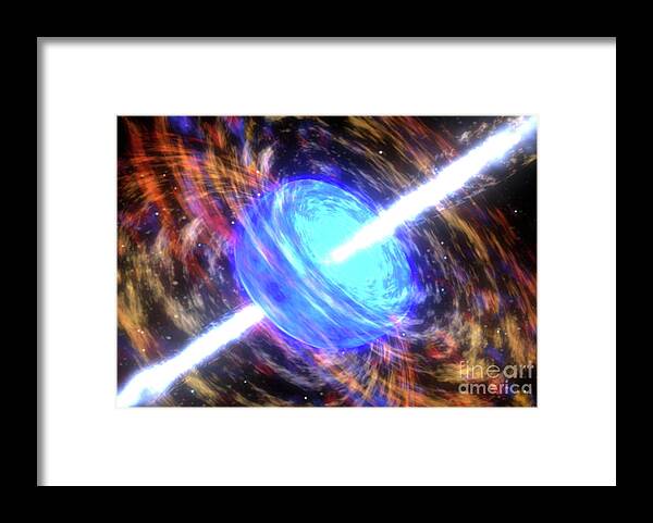 2003 Framed Print featuring the photograph Collapse Of A Wolf-rayet Star #2 by Nasa/skyworks Digital/science Photo Library