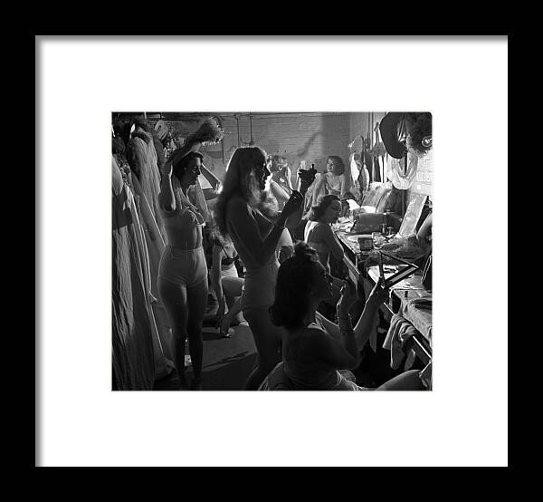 Music Framed Print featuring the photograph England. 1949. French Dance Troupe Les #2 by Popperfoto
