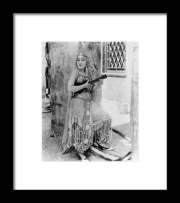 Gloria Swanson Framed Print featuring the photograph Gloria Swanson . #2 by Album