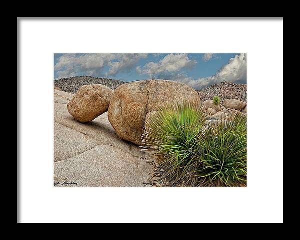 Arid Climate Framed Print featuring the photograph Gneiss Rock Formations #2 by Jeff Goulden