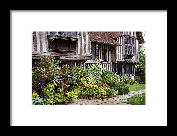 Golden Framed Print featuring the photograph Great Dixter House and Gardens by Perry Rodriguez