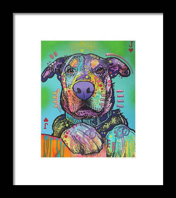 Jack Custom-2 Framed Print featuring the mixed media Jack #2 by Dean Russo