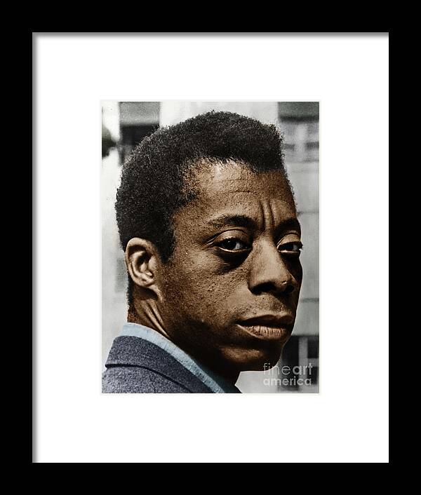 20th Century Framed Print featuring the photograph James Baldwin #1 by Granger