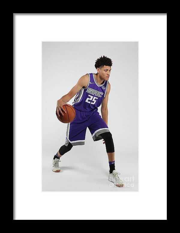 Justin Jackson Framed Print featuring the photograph Justin Jackson Rookie Shoot #2 by Steve Yeater