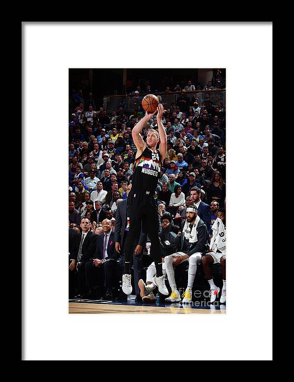 Mason Plumlee Framed Print featuring the photograph Los Angeles Lakers V Denver Nuggets by Bart Young