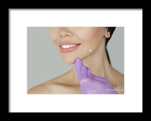 Adult Framed Print featuring the photograph Mesothread Procedure #2 by Peakstock / Science Photo Library