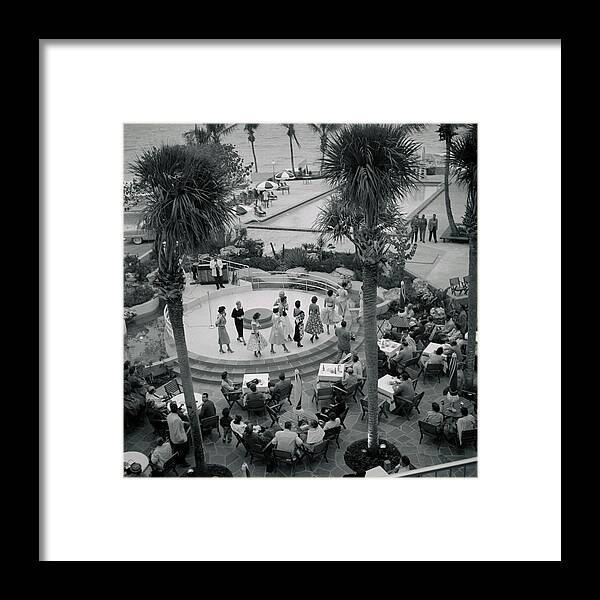 1950-1959 Framed Print featuring the photograph Miami Fashions #3 by Nina Leen