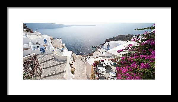 Greek Culture Framed Print featuring the photograph Oia In Santorini, Greece #2 by David Clapp