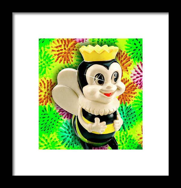 Animal Framed Print featuring the drawing Queen Bee #2 by CSA Images