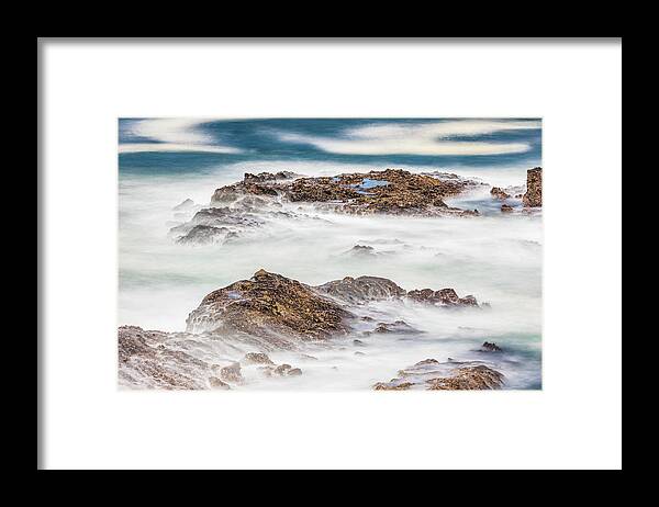 Blurred Framed Print featuring the photograph Shore Acres State Park, Oregon, USA #2 by Emily Wilson