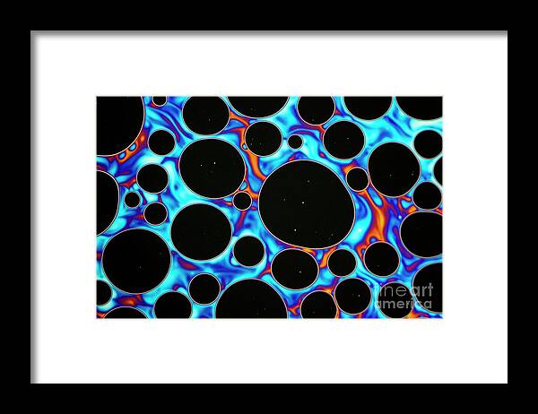 Soap Framed Print featuring the photograph Soap Film #2 by Karl Gaff / Science Photo Library