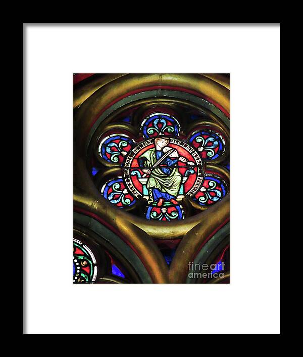 Ste-chapelle Framed Print featuring the photograph STE-CHAPELLE interior Paris, France #2 by Steven Spak