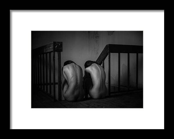 Two Framed Print featuring the photograph 2 by Thanakorn Chai Telan