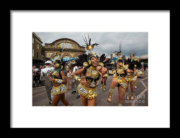 Notting Hill Carnival Framed Print featuring the photograph The 2016 Notting Hill Carnival #2 by Jack Taylor
