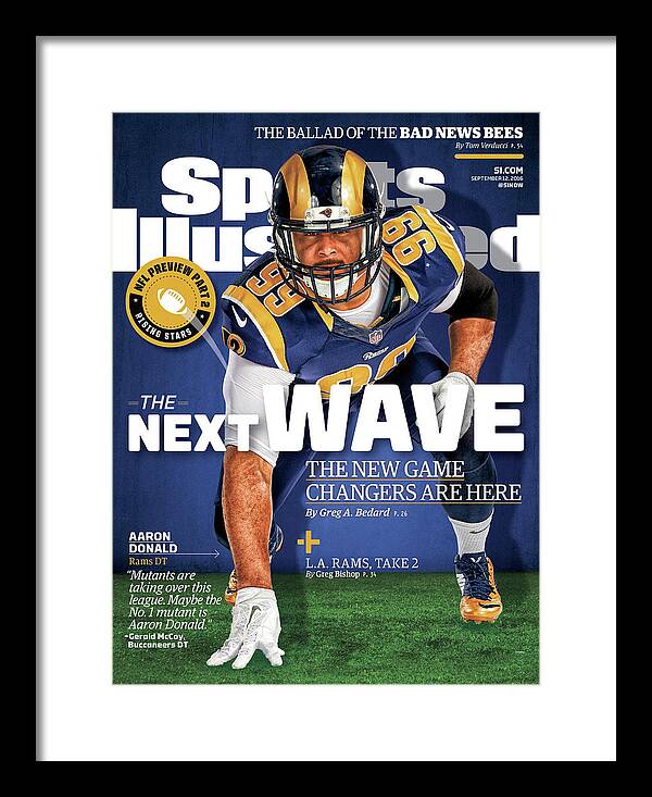 Magazine Cover Framed Print featuring the photograph The Next Wave The New Game Changers Are Here Sports Illustrated Cover by Sports Illustrated