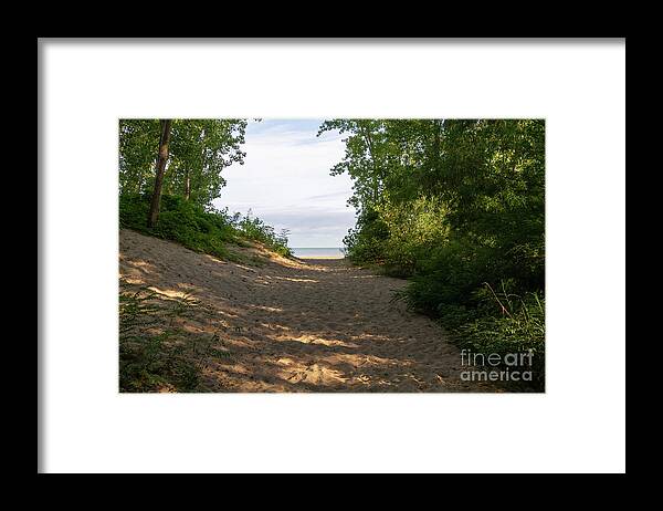 Sand Framed Print featuring the photograph To the Beach #2 by William Norton