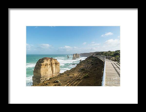 Australia Framed Print featuring the photograph Twelve Apostles Sea Rocks #2 by Didier Marti