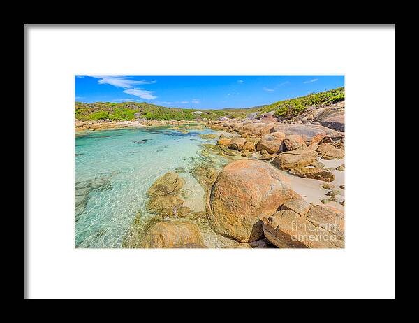 Western Australia Framed Print featuring the photograph William Bay Western Australia #2 by Benny Marty