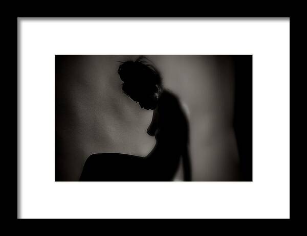 Silhouette Framed Print featuring the photograph *** #20 by David Minster