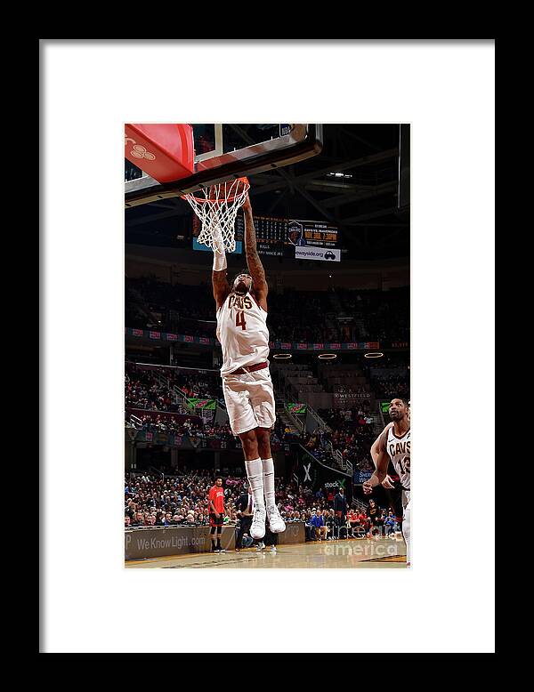 Kevin Porter Jr Framed Print featuring the photograph Chicago Bulls V Cleveland Cavaliers by David Liam Kyle