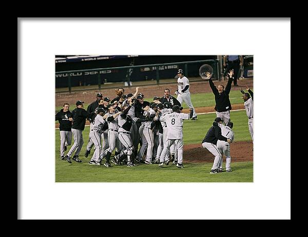 People Framed Print featuring the photograph 2005 World Series - Chicago White Sox by G. N. Lowrance