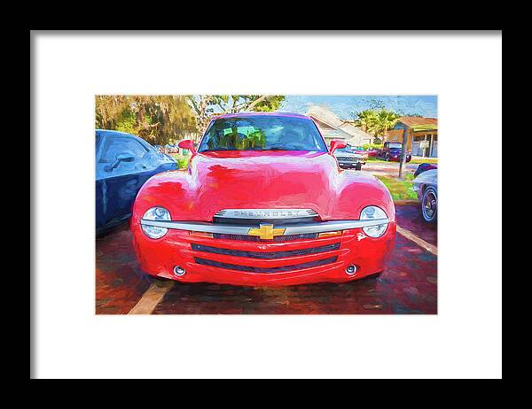 2006 Chevy Ssr Framed Print featuring the photograph 2006 SSR Chevrolet Truck 105 by Rich Franco