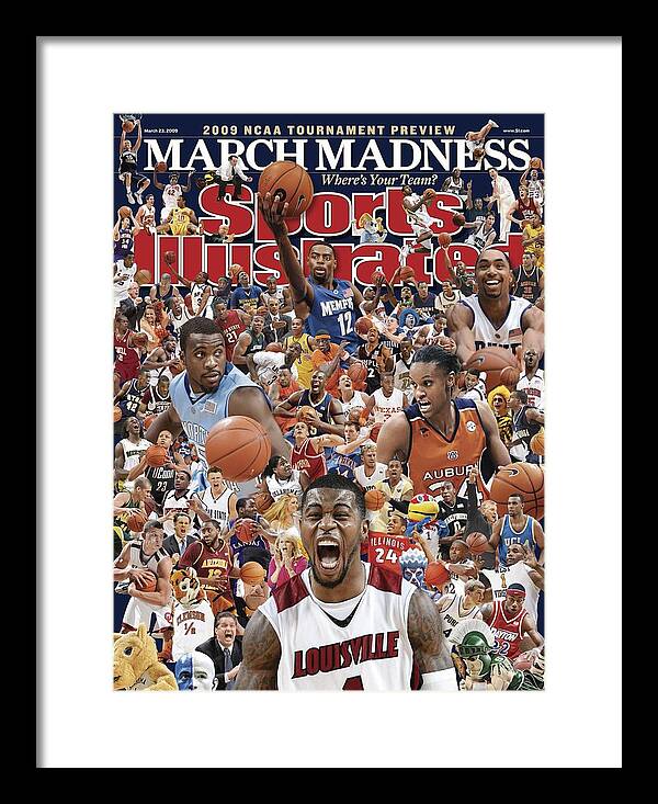 Sports Illustrated Framed Print featuring the photograph 2009 March Madness College Basketball Preview Sports Illustrated Cover by Sports Illustrated