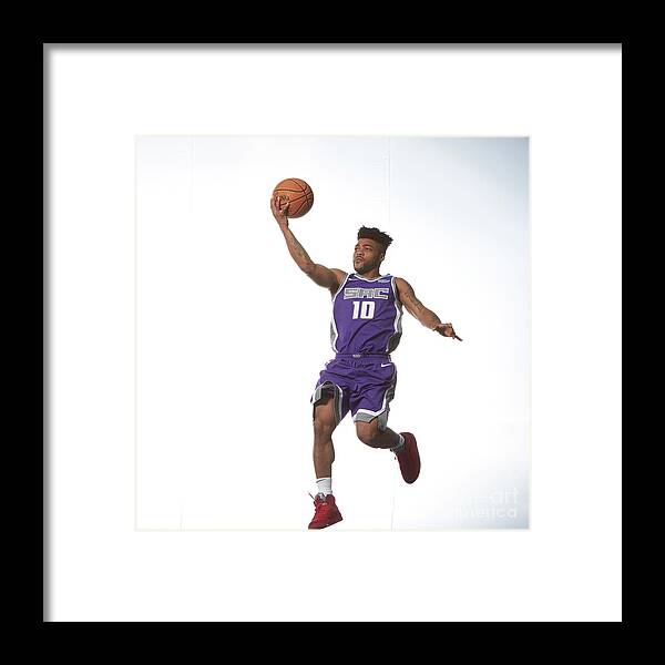 Nba Pro Basketball Framed Print featuring the photograph Rookie Photo Shoot 2017 by Nathaniel S. Butler