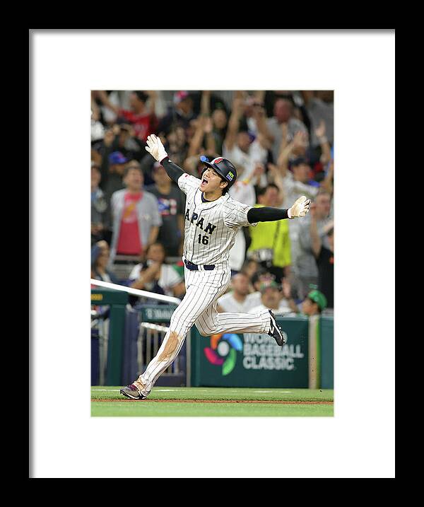 People Framed Print featuring the photograph Shohei Ohtani #21 by Megan Briggs
