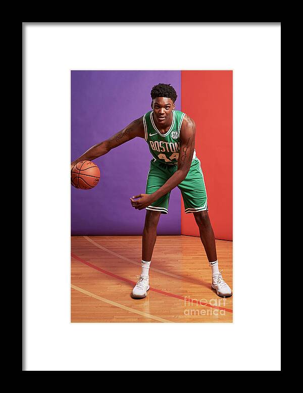 Robert Williams Framed Print featuring the photograph 2018 Nba Rookie Photo Shoot #214 by Jennifer Pottheiser